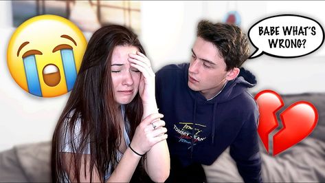 Randomly CRYING Prank On Boyfriend! *Cute Reaction* Period Cramps Prank On Boyfriend, Pranking My Boyfriend, Prank On Boyfriend, Youtube Pranks, Prank On Girlfriend, Cute Reaction, Period Cramps, Whats Wrong, Falling Down