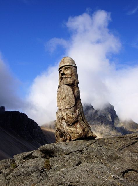 Viking statue in Iceland Viking Iceland, Vikings Tumblr, Vikings Statue, Iceland Island, Viking Warriors, Iceland Adventures, Visit Iceland, Norse Vikings, Viking Art