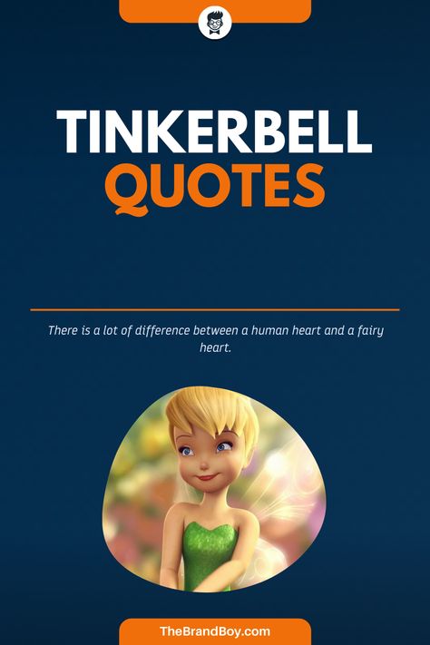 Tinkerbell is undoubtedly one of the most adorable fictional characters which was responsible for makings its very first appearance in Peter Pan in the year 1904. #FamousQuotes #FamousSayings #SayingsandQuotes #LeadersQuotes #TinkerbellQuotes Tinker Bell Sayings, Tinker Bell Quotes, Disney Characters Quotes, Message To Daughter, Tinkerbell Quotes, Tinkerbell Movies, Disney Graduation, Peter Pan Quotes, Famous Sayings