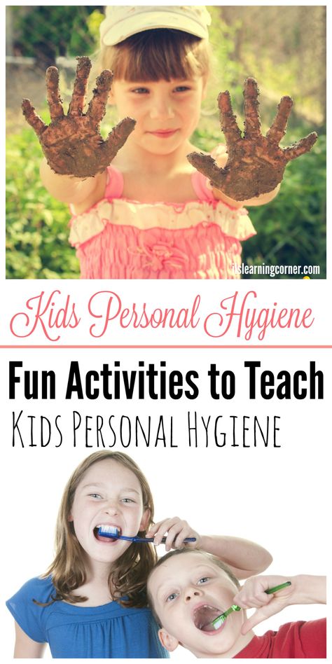 Hygiene: Fun Activities to Teach Kids Personal Hygiene - Integrated Learning Strategies Kindergarten Health, Personal Hygiene Activities, Hygiene Lessons, Kids Hygiene, Hygiene Activities, Linda Park, Personal Development Activities, Integrated Learning, Health Activities