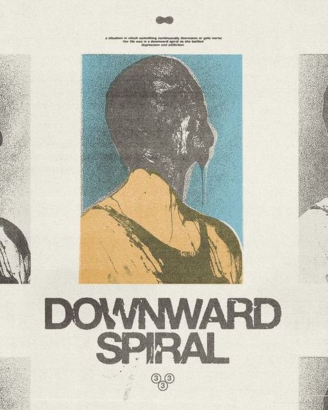 Downward Spiral The Downward Spiral, Downward Spiral, Its Nice That, Digital Archives, Art Club, Photoshop Tutorial, Album Art, Visual Art, Poster Design