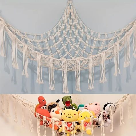 Faster shipping. Better service Stuff Animal Storage, Stuffed Animal Net, Stuffed Animal Hammock, Hanging Net, Toy Net, Storage Corner, Toy Chests, Toy Hammock, Doll Storage