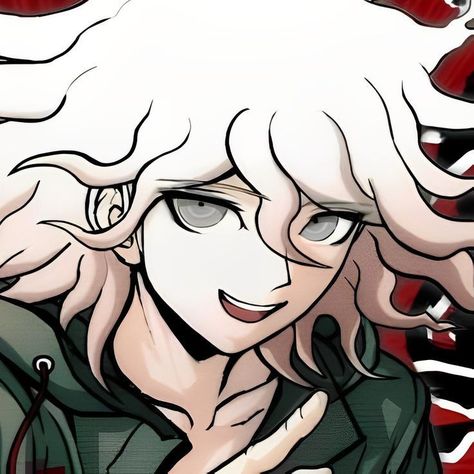 Komaeda Icon, Nagito Komaeda, Anime Character, Hair, Anime, Blue, White