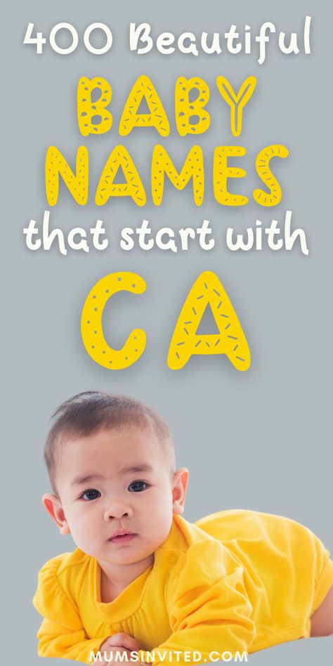 Here’s a HUGE list of names that start with CA covering traditional, modern, popular, unique, sweet, and powerful baby names to help you make the right choice. You will find some cool and famous names of Girls and Boys starting with CA in this post. Names That Start With Letter C. names that start with letter C girl. names that start with letter C boy. girl names that start with CA. baby names that start with CA. baby girl names that start with CA. Fancy Girl Names, C Girl Names, Preppy Girl Names, C Names, Boyish Girl Names, Girly Girl Names, Rare Boy Names, Modern Baby Girl Names, Traditional Girl Names