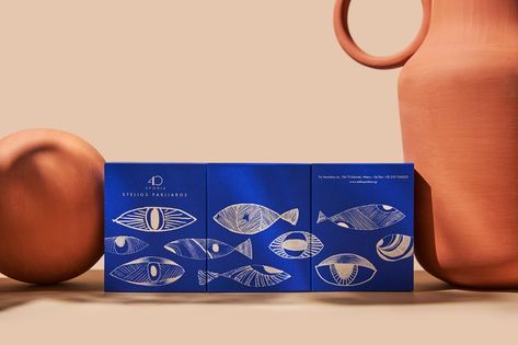 Stelios Parliaros seasonal packaging on Packaging of the World - Creative Package Design Gallery Blue Means, Snacks Packaging, Underwater Fish, Business Challenge, Wooden Pencils, Creative Package, Chocolate Packaging, Polka Dot Design, Creative Packaging Design