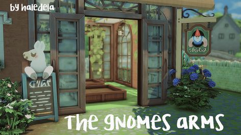 Herbalist Sims 4 Cc, Sims 4 Gnomes, Sims 4 Gnome Guide, Sims 4 Witches Cottage, Whimsy Stories Sims 4, Appease The Gnomes Sims 4, Sims 4, Building