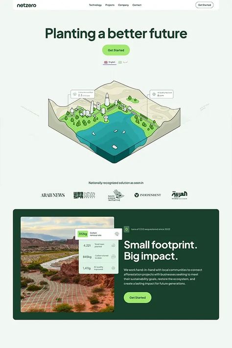 a-fresh | Website design inspiration library Landscaping Website Design, Farm Website Design, Farming Website, Farm Website, Landing Ideas, Simple Website Design, Website Trends, Web Design Gallery, Agency Branding