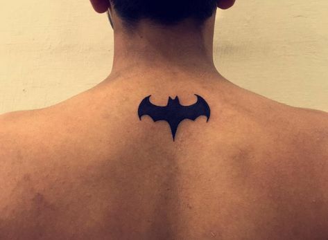 Batman Tattoo For Men, Batman Logo Tattoo, Mac Miller Tattoos, Friends Aesthetics, Cartoon Tattoo Ideas, Animated Shows, Cartoon Tattoo, Realistic Tattoo Sleeve, Batman Tattoo