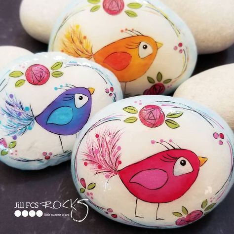 Spring Painted Rocks, Rock Animals, Garden Rock Art, Diy Rock Art, Painted Rock Animals, Rock Artists, Painted Rocks Craft, Art Rock, Painted Rocks Diy