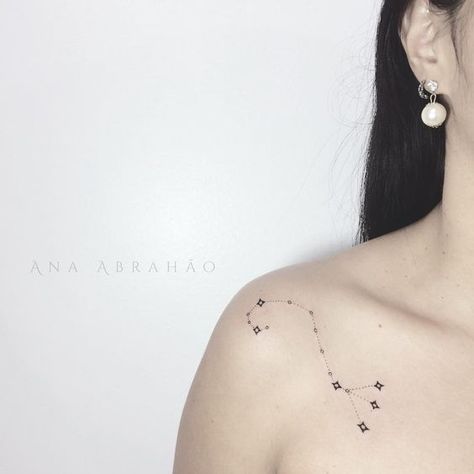 Tattoos For Women On Thigh, Scorpio Tattoos, Scorpio Constellation Tattoos, Horoscope Tattoos, Universe Tattoo, Scorpio Tattoo, Constellation Tattoo, Cross Tattoos, Shape Tattoo