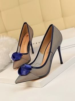 Canary Houze · Products · Blooming Beauty: Floral Decor Mesh Stiletto Court Heels · Shopify Blue Shoes Women, Hak Tinggi, Bow High Heels, Party High Heels, Chic Chic, Mesh Heels, Chique Outfits, Bow Shoes, Pointed Toe Heels