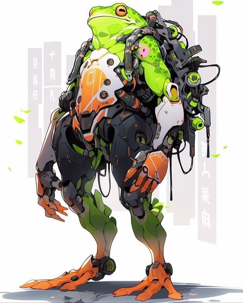 Fantasy Mech Art, Mech Design Concept Art, Cyberpunk Creature, Robot Concept Art Cyberpunk, Mecha Character Design, Fantasy Mech, Mech Concept Art, Robot Creature, Mecha Reference