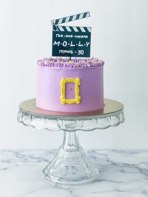 Personalised Friends  Movie Clapper Board Set Birthday Cake Card Topper Friends 30th Birthday Cake, Friends Inspired Cake, Simple Friends Theme Cake, Film Clapper, Celebrate Your Friends, Movie Clapper, Clapper Board, Friends Birthday Cake, 30th Birthday Themes