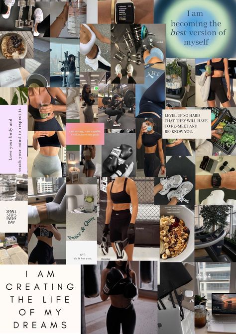 Gaining Weight Vision Board, Weight Gain Aesthetic Vision Board, Weight Gain Vision Board, Weight Manifestation, Physical Health Vision Board, Physical Vision Board, Motivation Boards, October Goals, Vision Board Design