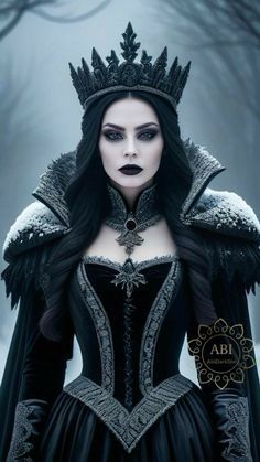 Gothic Queen Costume, Dark Bride Halloween Costume, Dark Fantasy Queen, Royal Goth, Queen Costume Diy, Undead Costume, Dark Witch Costume, Dark Cinderella, Vampire Queen Costume