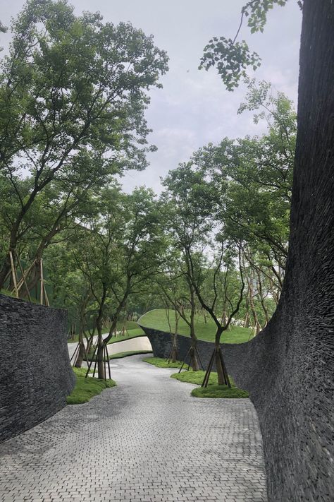 Valley Landscape Design, Forest Walkway Design, Industrial Landscape Design, Urban Forest Landscape, Forest Landscape Architecture, Wall Landscape Design, A Fraction Of The Whole, Eco Photography, Forest Landscaping