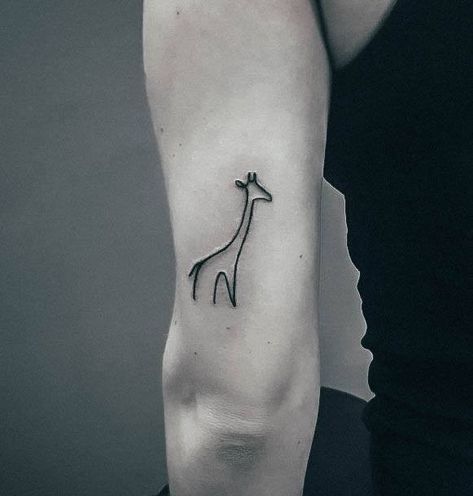 Small Giraffe Tattoo, Tiny Tattoo Placement, Giraffe Tattoo, Small Colorful Tattoos, P Tattoo, M Tattoos, Petite Tattoos, Small Girl Tattoos, Cute Tattoos For Women