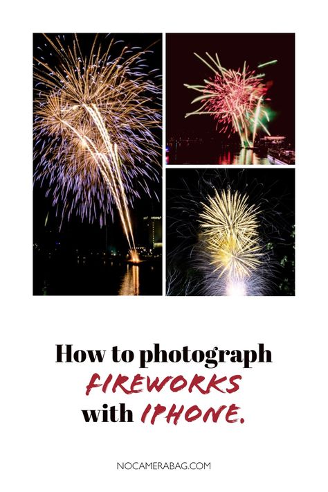 Camera Settings For Fireworks, Long Exposure Iphone, How To Photograph Fireworks, Apps For Photo Editing, Fireworks At Night, Photographing Fireworks, How To Make Fireworks, Iphone Camera Tricks, Fireworks Night