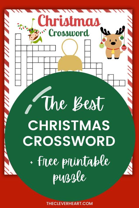 christmas crossword puzzle free printable Christmas Puzzles For Kids Free Printable, Christmas Crossword Free Printable, Christmas Crossword Puzzles For Kids, Christmas Puzzles Printables, Crossword Puzzles For Kids, Kids Crossword Puzzles, Holiday Activity For Kids, Christmas Crossword Puzzles, Free Printable Crossword Puzzles