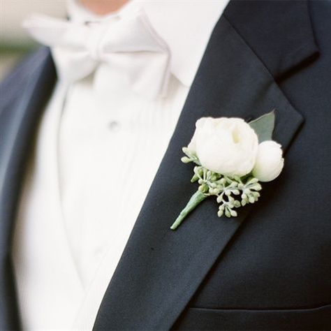 vintage rustic romantic wedding , groom , tuxedo , style , photo , flower , White Boutonniere Peony Boutonniere, Green Boutonniere, Ranunculus Boutonniere, White Boutonniere, Bouquet Images, Rustic Boutonniere, Groomsmen Boutonniere, White Ranunculus, Vintage Wedding Photos