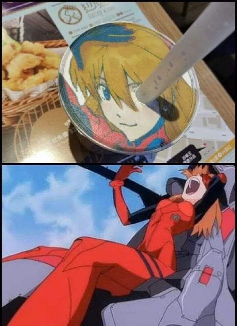 #asuka #eva #evangelion Asuka Langley Soryu, Evangelion Art, 밈 유머, Neon Evangelion, Asuka Langley, Rei Ayanami, Memes Anime, 웃긴 사진, Anime Meme