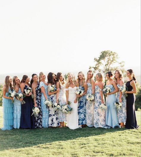 Blue Pallet Bridesmaid Dresses, Multi Blue Bridesmaid Dresses, Mixed Shades Of Blue Bridesmaid Dresses, Dark Blue Mismatched Bridesmaids, Blue Shades Bridesmaid Dresses, Navy Bridesmaid Dresses Mismatched, Blue Mixed Bridesmaid Dresses, Unique Blue Bridesmaid Dresses, Bridesmaid Dresses Shades Of Blue