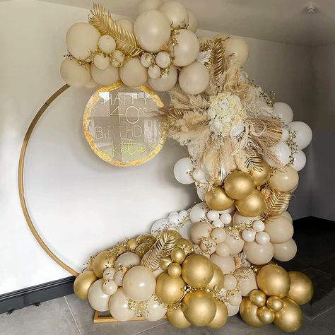 Boys Birthday Party Decorations, Black And Gold Balloons, Balloon Arch Kit, Silver Balloon, Black Balloons, Balloon Backdrop, Arch Kit, Balloon Design, Gold Balloons