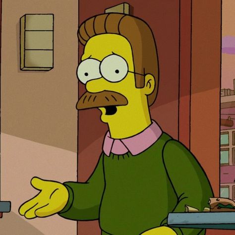 the simpsons ned flanders aesthetic icons Ned Flanders Fanart, Flanders Simpsons, Ned Flanders, Tv Funny, The Simpson, Dysfunctional Family, Smash Cake, The Simpsons, Family Guy