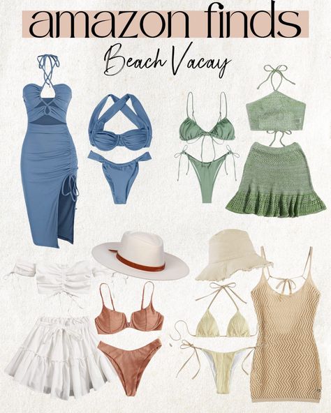 Kauai Honeymoon Outfits, Honeymoon Tropical Outfits, Beach Holidays Outfit, 7 Day Vacation Outfits, Beach Vibe Bachelorette, Amazon Vacay Outfits, Cancun Honeymoon Outfits, Tropic Vacation Outfits, Beach Resort Outfits 2023