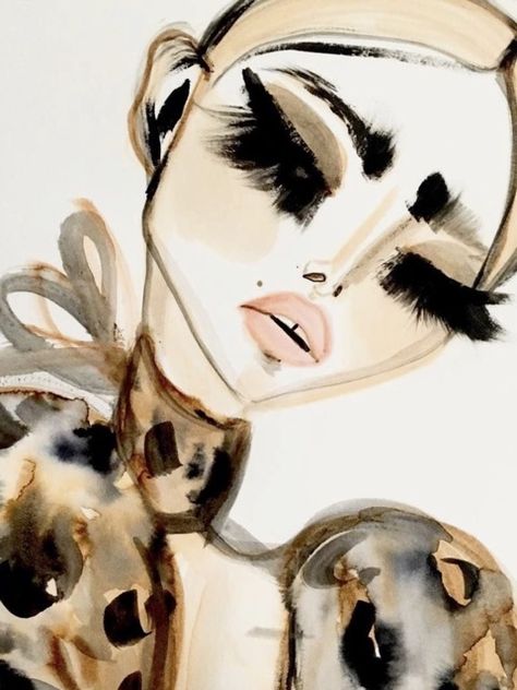 Blair Breitenstein, Fashion Illustration Face, Face Illustration, Face Sketch, Fashion Illustration Sketches, Arte Inspo, Fashion Art Illustration, Fashion Painting, Illustration Sketches