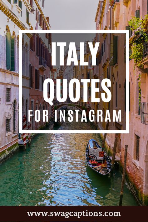 Italy is one of the most beautiful places in the world. If you are here, you must have clicked pictures. Here is a list of captions for your pictures from Italy. #italycaptions #italyquotes #italia #love #travel #instagood #photography #picoftheday #ig #photooftheday #nature #instagram #summer #like #roma #art #milano #photo #food #rome #travelphotography #landscape #follow #fashion #igersitalia #madeinitaly #bhfyp #europe #beautiful #sea #instalike Milan Captions Instagram, Italy Ig Captions, Tuscany Quotes, Italy Insta Captions, Italy Aesthetic Quotes, Italy Quotes Instagram, Italia Quote, Europe Instagram Captions, Italy Captions Instagram