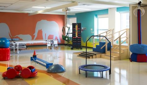 Rehabilitation Center Architecture, Physiotherapy Clinic, Therapy Equipment, Clinic Interior Design, Rehabilitation Center, Hospital Design, Clinic Design, Therapy Room, Nursing Care