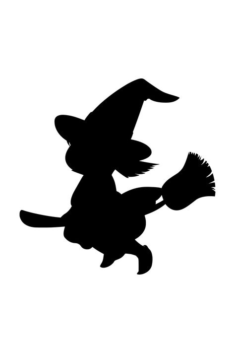 Cartoon Witch Silhouette Demon Silhouette, Cartoon Witch, Witch Silhouette, Cats Art Drawing, Baby Witch, Cats Art, Graphic Image, Art Drawing, Cat Art