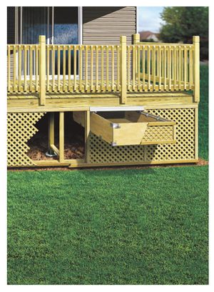 Deck Skirting Ideas, Under Deck Storage, Skirting Ideas, Deck Skirting, Under Deck, Pergola Diy, Deck Storage, Under Decks, Cool Deck