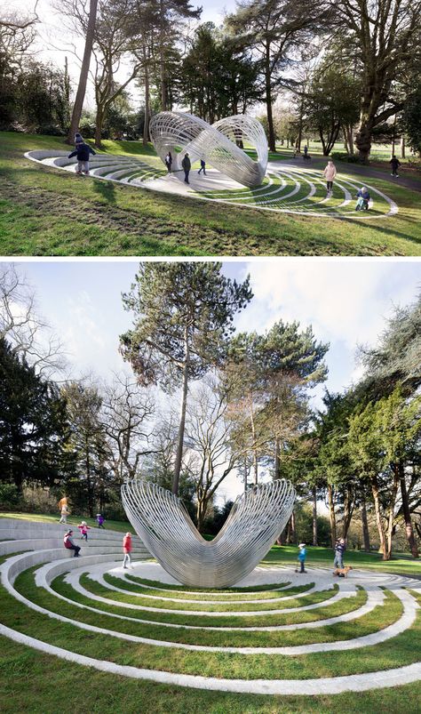 Sousse And Bardo Memorial Opens In Birmingham's Cannon Hill Park Landscape Architecture Park, Urban Landscape Design, Matka Natura, Park Design, Desain Lanskap, Park Landscape, Hill Park, Landscape Architecture Design, Landscaping Supplies