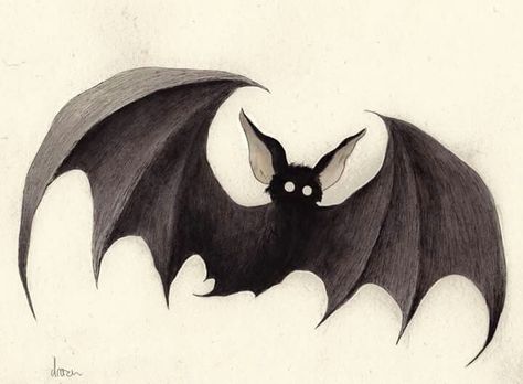 Bat Art Aesthetic, Creepy Bat Drawing, Bat Drawing Aesthetic, Sleeping Bat Tattoo, Drawing Bats, Bats Drawing, Bat Reference, Bat Aesthetic, Bat Sketch