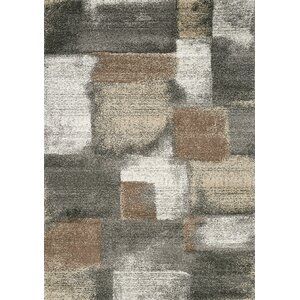 17 Stories Giuliani Abstract Gray/Brown Area Rug | Wayfair Gray And Brown Living Room, Natural Wood Flooring, 5x8 Rug, Colorful Area Rug, Gray And Brown, Brown Living Room, Brown Area Rug, Abstract Geometric Pattern, American Furniture