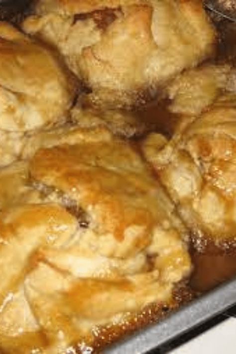 Tricia Yearwood Recipes, Homemade Fish And Chips, Coconut Cream Pie Easy, Easy Apple Dumplings, Trisha Yearwood Recipes, Apple Dumpling Recipe, Apple Recipes Easy, Stick Butter, Apple Dumplings