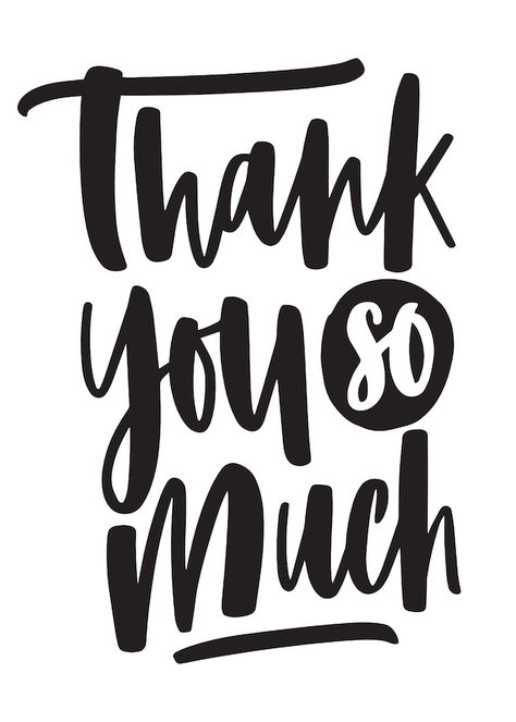 Printable Thank You Cards | Black and white thank you so much Thank You So Much Images, Thank You デザイン, Thank You Graphic, Free Printable Thank You Cards Templates, Thank You Png, Graphic Stencil, Goodbye Cards, Printable Thank You Notes, Note Card Template