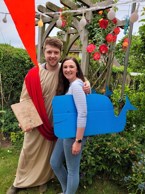 Bible Costumes For Women, Bible Character Costumes, Whale Costume, Noah And The Whale, Big Whale, Fantasy Party, Jonah And The Whale, Sunday School Crafts For Kids, Bible Humor