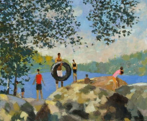 James River River Tubing, James River, Painting Sculpture, Paintings I Love, Art Appreciation, Artistic Expression, Artsy Fartsy, Altered Art, Painting Inspiration