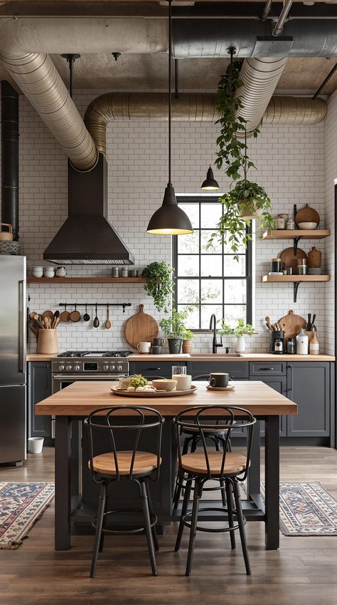 Scandi Boho Kitchen Kitchen Cooking Area Ideas, Scandinavian Rustic Kitchen, Scandi Farmhouse Kitchen, Small Neutral Kitchen, Scandinavian Bohemian Interior, Scandi Kitchen Design, Scandi Boho Kitchen, Minimalist Scandinavian Kitchen, Rustic Boho Kitchen