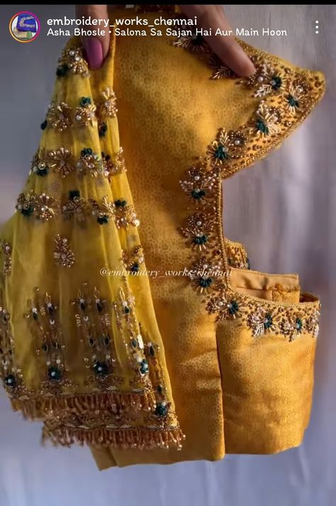 Kasumalai Designs, Blouse Hangings, Wedding Blouses, Puja Decor, Indian Blouses, Pink Blouse Designs, Net Sleeves, Blouse Colour, Long Blouse Designs