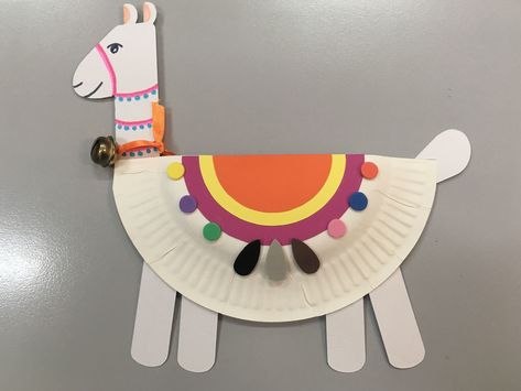 Llama Arts And Crafts, Fiesta Arts And Crafts, South American Art Projects For Kids, Peru Art Projects For Kids, South American Crafts For Kids, Alpaca Crafts For Kids, Hispanic Crafts For Kids, Peru Activities For Kids, Peru Crafts For Kids