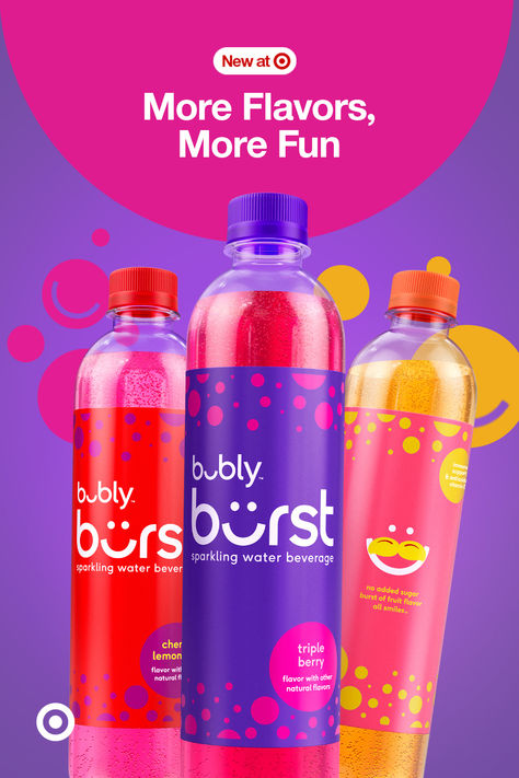 Introducing bubly burst, new from the makers of bubly. No added sugar. Burst of fruit flavor. All smiles. Shop now at Target. All Smiles, Fruit Flavored, Book Worth Reading, Worth Reading, Grilling, Target, Shop Now, Drive, Fruit