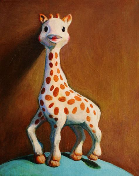 Sophie the Giraffe by Jennifer Maher Sophie Giraffe, Giraffe Room, Sophie The Giraffe, Girl's Rooms, Giraffe Toy, Giraffe Art, Toy Maker, The Giraffe, Love You Baby