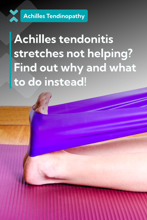 Stretching to relieve tight calves and Achilles tendons can be tempting, but research shows this isn’t always the best approach. Find out more on our blog. Stretch Achilles Tendon, Achilles Stretches Physical Therapy, Stretches For Achilles Tendon, Achilles Tendon Exercises, Tight Achilles Tendon Stretches, Achilles Tendon Pain Relief, Achilles Tendon Stretches, Achilles Bursitis, Achilles Stretches