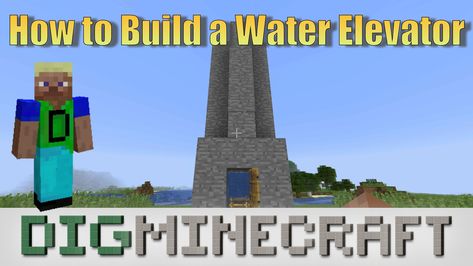 Cn Tower, Easy Steps, Youtube Video, How To Build, How To Make An, Youtube Videos, Minecraft, Building, Water