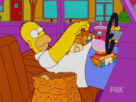 Homer Simpson Eating, Simpsons Movie, Simpsons Meme, The Simpsons Movie, Simpsons T Shirt, Arte Alien, Matt Groening, The Simpson, Old Shows