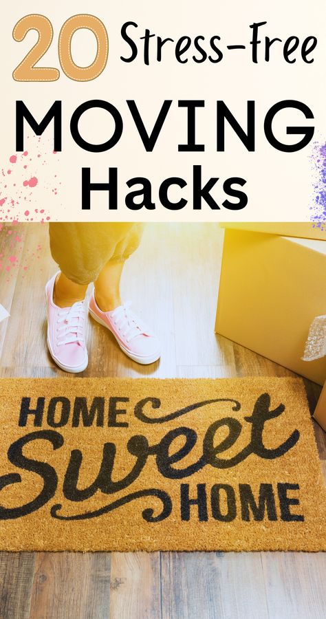 Need help moving? Here is an article packed with moving tips and hacks that will make moving easy. To make it even better, we have added a moving checklist so you make no mistakes. #movinghacks#movingoutchecklist#householdhacks##cleaninghacks#cleaning#organizinghacks Packing Tricks Moving, Moving Made Easy, How To Move Across The Country Budget, Moving Tips And Tricks Hacks, Long Distance Moving Tips, How To Start Packing To Move, How To Pack To Move, Move In Cleaning Checklist, Moving Tips Packing